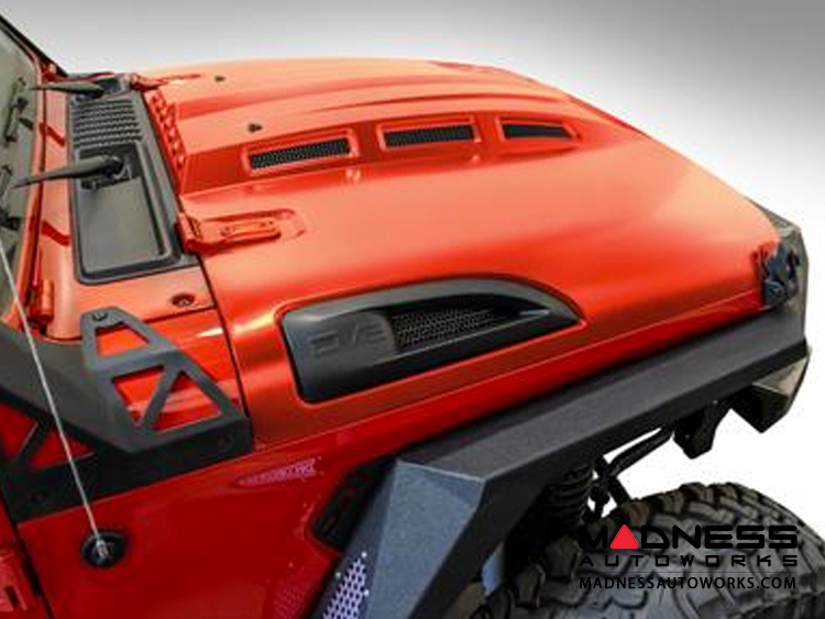 Jeep Wrangler JL Heat Dispersion Hood - Steel